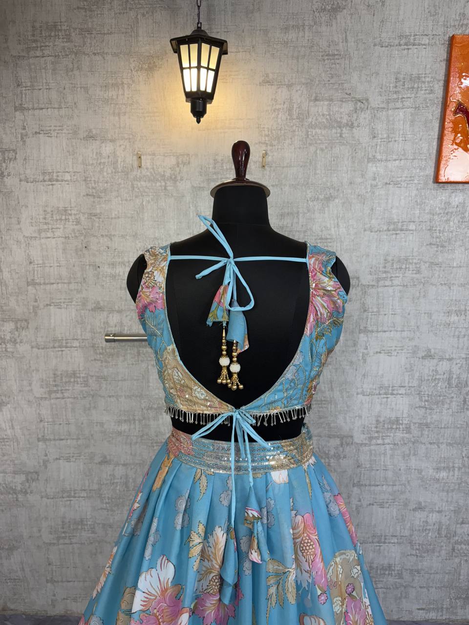 4 Meter Flared Premium Quality Star Georgette Lehenga