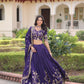 NC Vichitra Silk With Heavy Sequins & Zari Embroidered work Lehenga