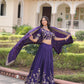 NC Vichitra Silk With Heavy Sequins & Zari Embroidered work Lehenga