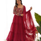 PURE SOFT FOX GEORGETTE FABRIC FULLY FLARE ANARKALI