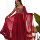 PURE SOFT FOX GEORGETTE FABRIC FULLY FLARE ANARKALI