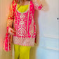 Launching 3 Piece Dress Fox Georgette Embroidery Sequins Work Suit