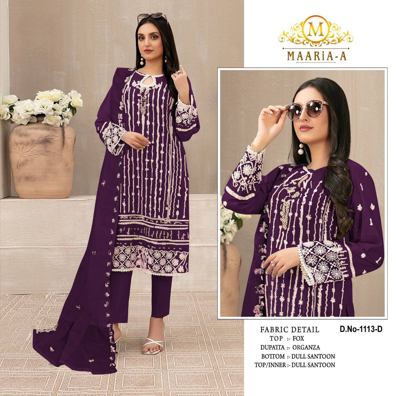 Heavy Fox Georgette Pakistani Suit