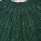 Net lehenga with rainbow sequins & dori work choli