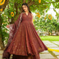 EXCLUSIVE 3 PIECE KURTI FLARED PLAZZO WITH DUPATTA IN EMBROIDERY WORK