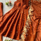 EXCLUSIVE 3 PIECE KURTI FLARED PLAZZO WITH DUPATTA IN EMBROIDERY WORK