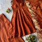 EXCLUSIVE 3 PIECE KURTI FLARED PLAZZO WITH DUPATTA IN EMBROIDERY WORK