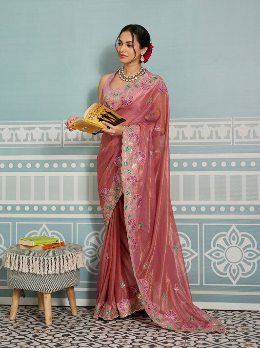 Party Wear Fendy Soft Net Saree