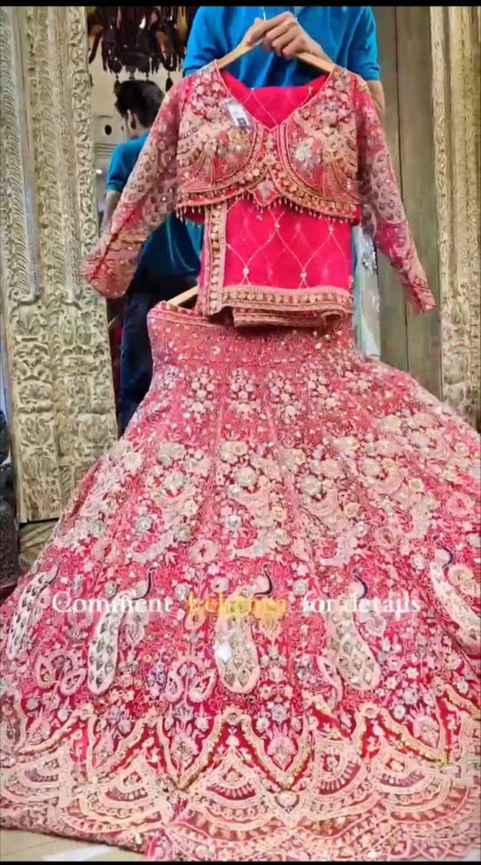 Launching 4 meter flared Coding Sequins Work Lehenga