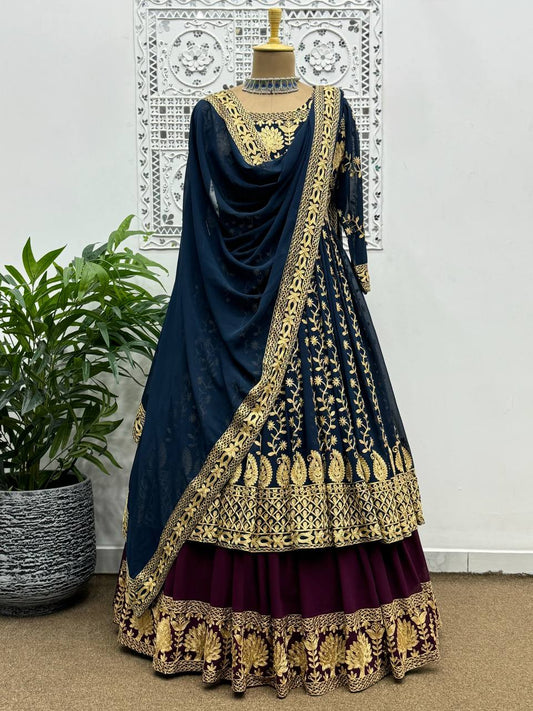 PRESENTING 3 PIECE ANARKALI GOWN AND LEHENGA