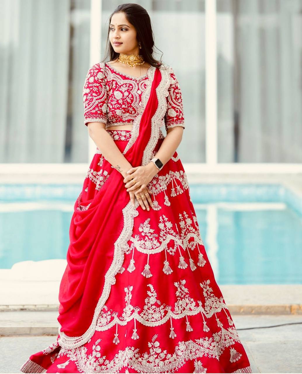 Fox Georgette Launching New Festival Lehenga Choli