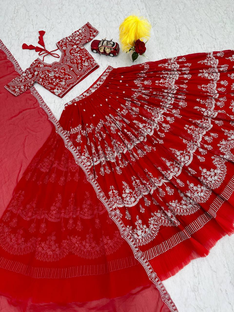 Fox Georgette Launching New Festival Lehenga Choli