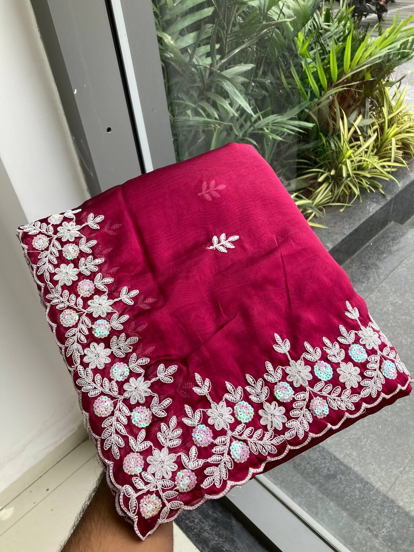 Party Wear Soft Rangoli Silk Saree