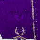 PRESENTING NEW HIGH PREMIUM QUALITY PURE ROMAN CHANDERI SILK FABRIC ANARKALI