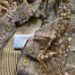 Organza printed Saree With Kashmiri Thread Work Saree