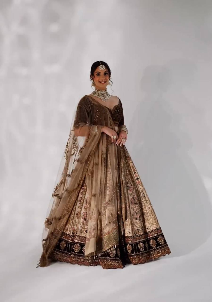 Dazzle this festive season with this stunning lehenga set