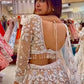 Launching Coding Sequins Work 4 meter flared Butterfly Net Lehenga