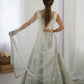 Georgette lehenga with sequins & dori work Lehenga