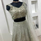 Georgette lehenga with sequins & dori work Lehenga