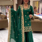 Launching New Designer Party Wear Look Top Sharara Plazzo  and Dupatta