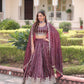 Gold Crush with Sequins & Zari Embroidered Work Lehenga