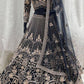 Sehen Sie umwerfend aus in diesem wunderschönen cremefarbenen Lehenga-Set
