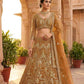 Einführung eines 4 Meter ausgestellten Coding Sequins Work Lehenga