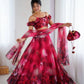 Sehen Sie umwerfend aus in diesem wunderschönen cremefarbenen Lehenga-Set