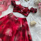 Sehen Sie umwerfend aus in diesem wunderschönen cremefarbenen Lehenga-Set