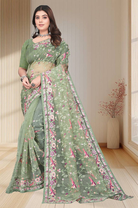 bordure jacquard zari avec doublure zari en sari complet