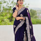 Pure Fandy Chiffon sarees with amazing