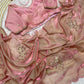 Soft Fandy sattin Cover With Beautiful khatli cut Dena Handwork along saree