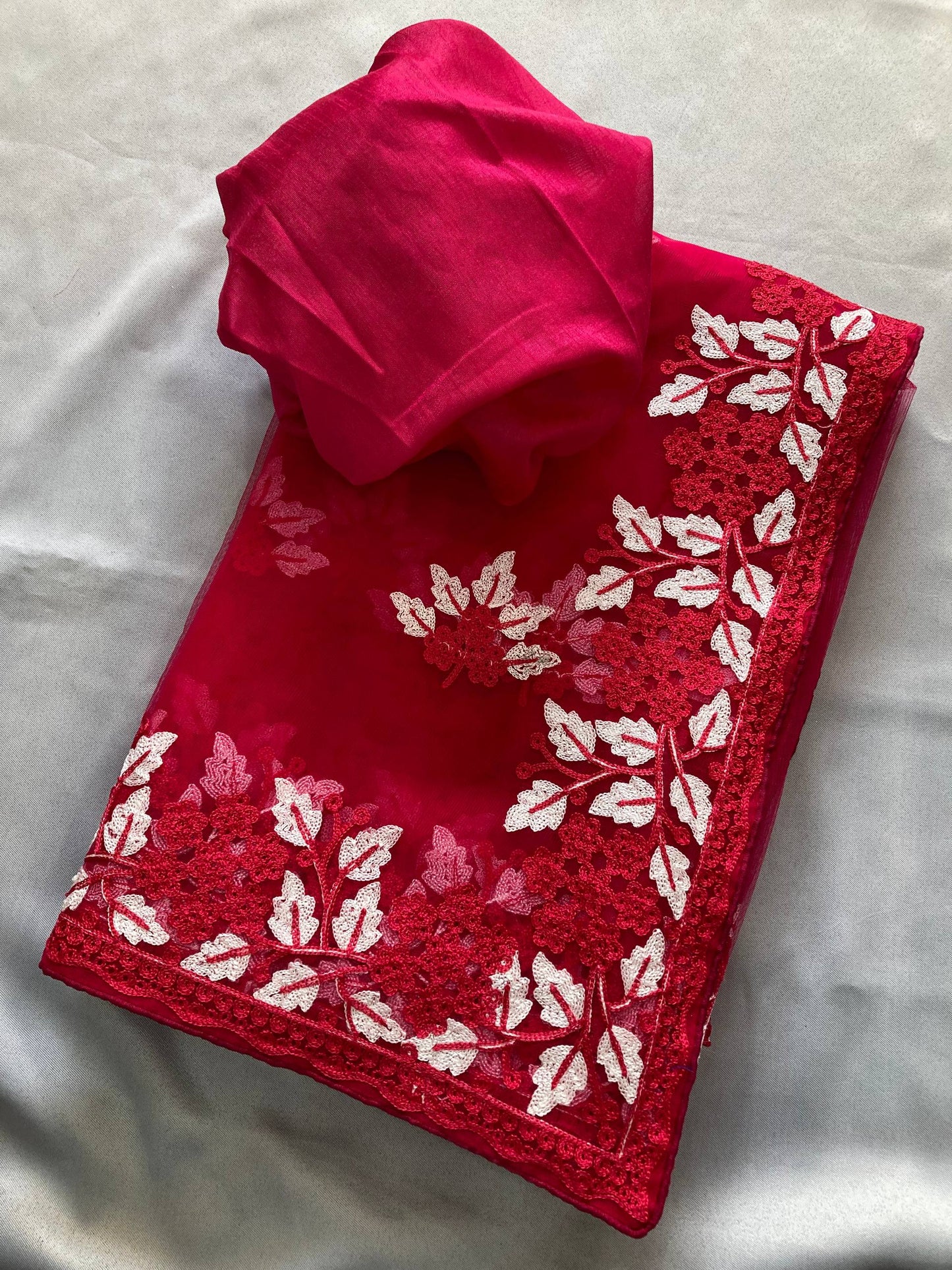 Party Wear Soft Net Saree