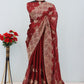 Pure soft silk sarees with amazing Multy work saree