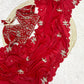Pure soft silk sarees with amazing Multy work saree