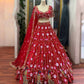Launching 4 meter flared Premium Quality Soft Net Lehenga