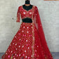 Launching 4 meter flared Premium Quality Soft Net Lehenga