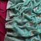 Pure zari tissue silk saree in a solid color with embroidery saree