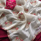 Pure paper silk crush saree
