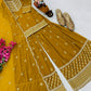 New Designer Party Top Pallazo & Dupatta Set