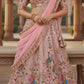 Launching 3.5 Meter Flared Faux Georgette Lehenga