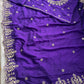 Pure Two Tone Vichitra Silk Saree