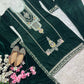 Pure Heavy Viscous Velvet With Heavy Embroidery Coding Sequence Work Suit