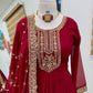 Fox georgette Embroidery Codding Siqunce Suit