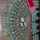 Launching 4 meter flared Fox Georgette Sequins Embroidered Work Lehenga