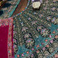 Launching 4 meter flared Fox Georgette Sequins Embroidered Work Lehenga