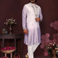 Premium Cotton Silk With Embroidery sequins work Men's Kurta
