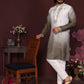 Premium Cotton Silk With Embroidery sequins work Men's Kurta