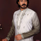 Premium Cotton Silk With Embroidery sequins work Men's Kurta