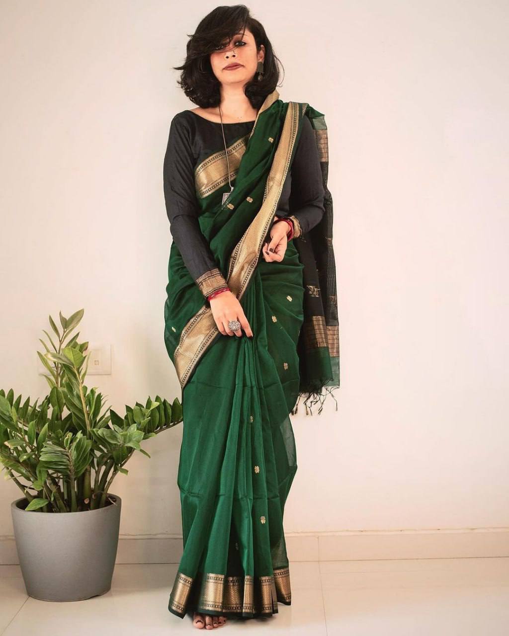 SOFT LILAN SLAB ATTRACTIVE CHARMFULL SAREE